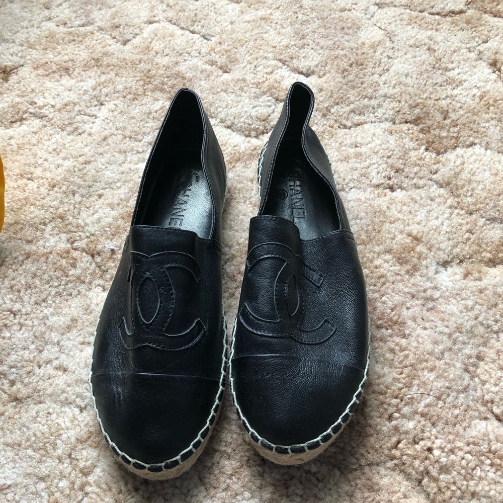 Black Chanel Espadrilles size 41